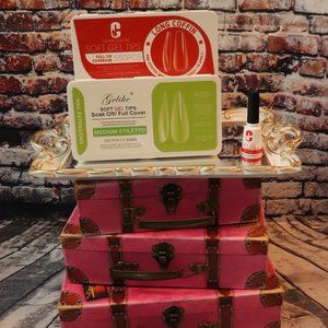 Gelike EC Soft Gel Full Cover Nail Tips Kit for Soak Off Nail Extensions 2 SETS!